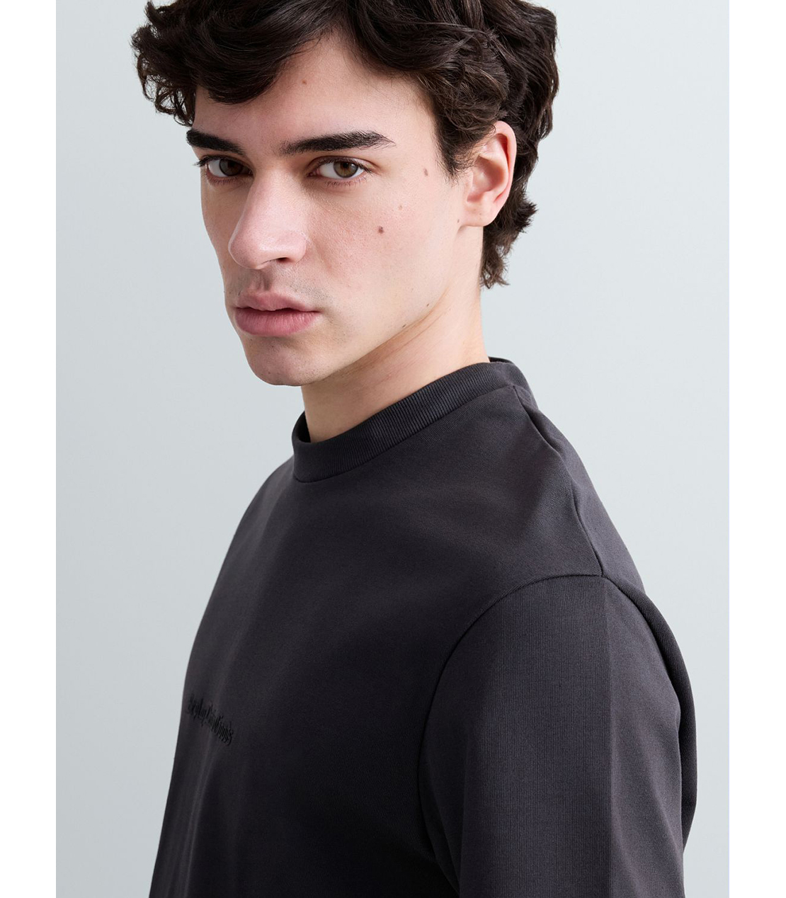 ヘビーコットンジャージーゴシックロゴTシャツ 詳細画像 ダークグレー 7